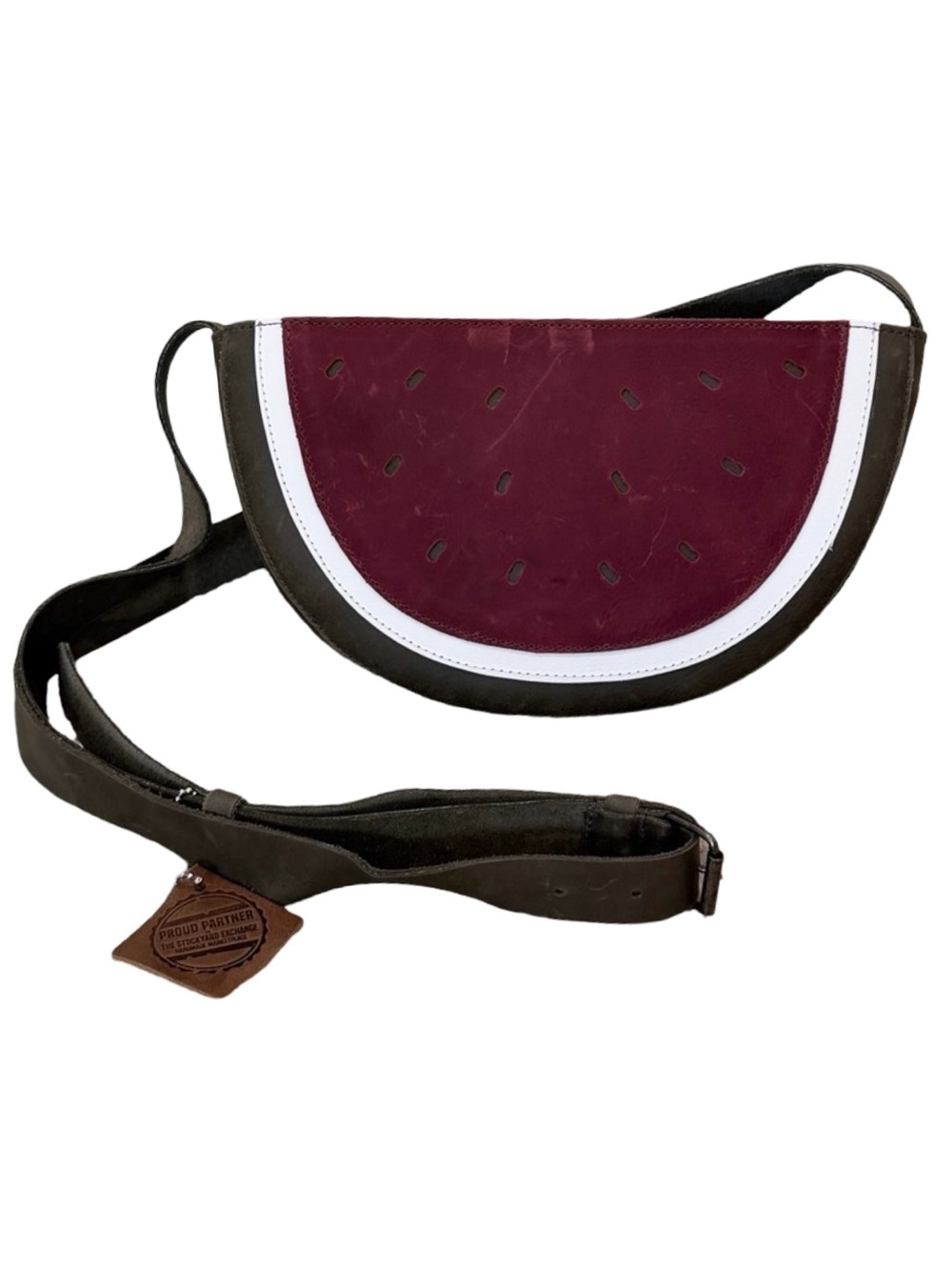 Tudi Frudi Watermelon Leather Crossbody